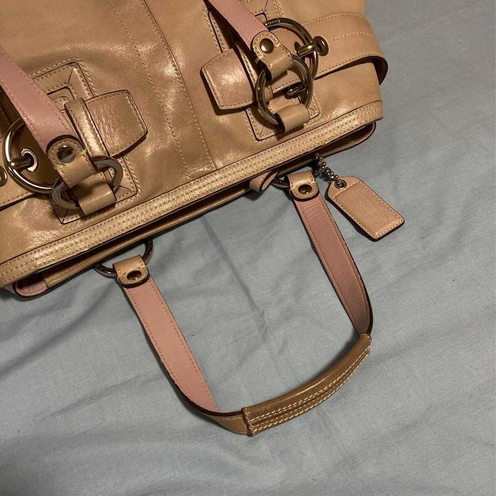 COACH Coach Handbag Beige - image 7