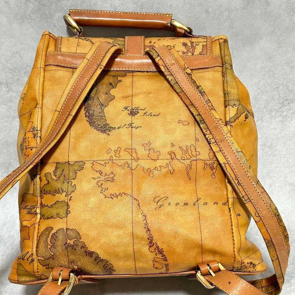 Rare ✨ Prima Classe Backpack Vintage World Map - image 3