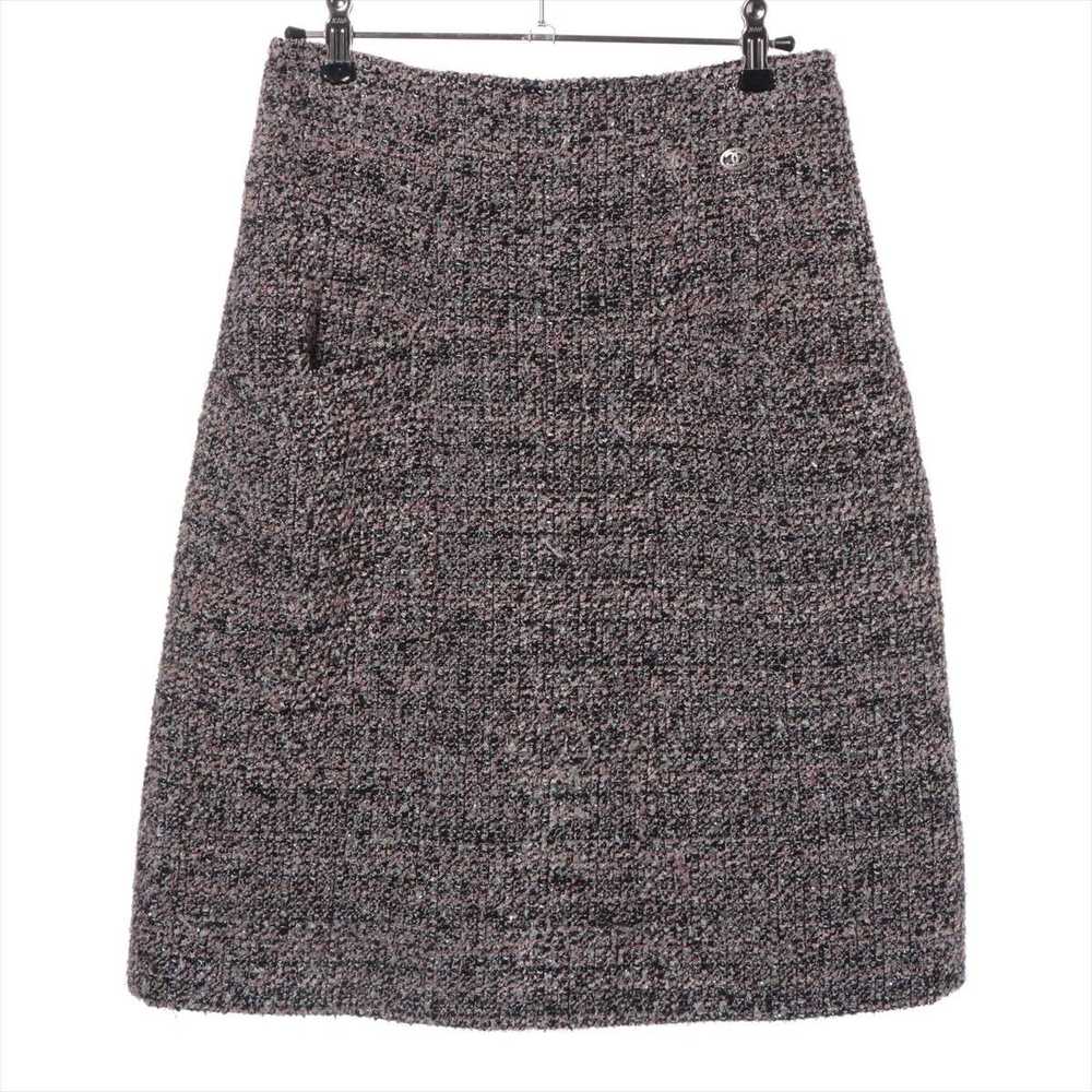 Chanel Coco Mark Tweed Skirt - image 1