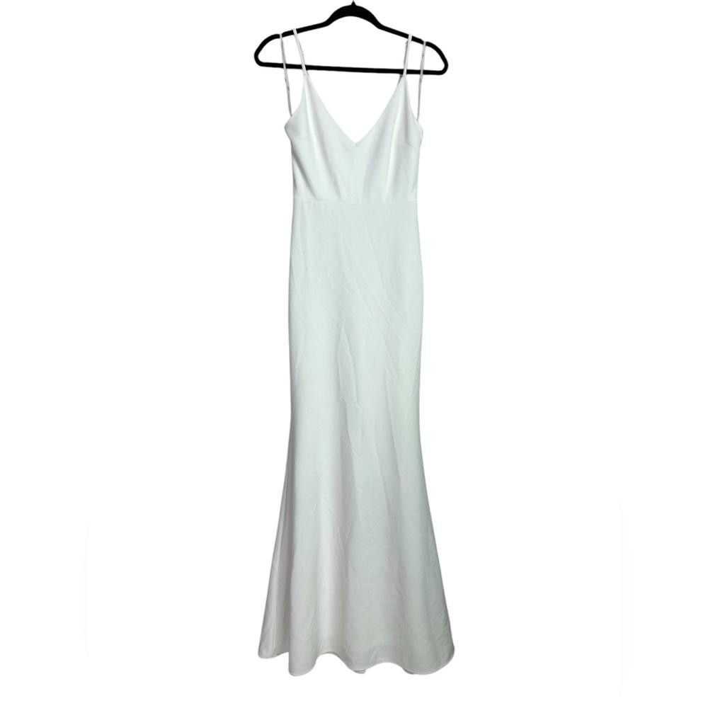 Lulus Lulus l White Infinite Glory BodyCon Maxi D… - image 2