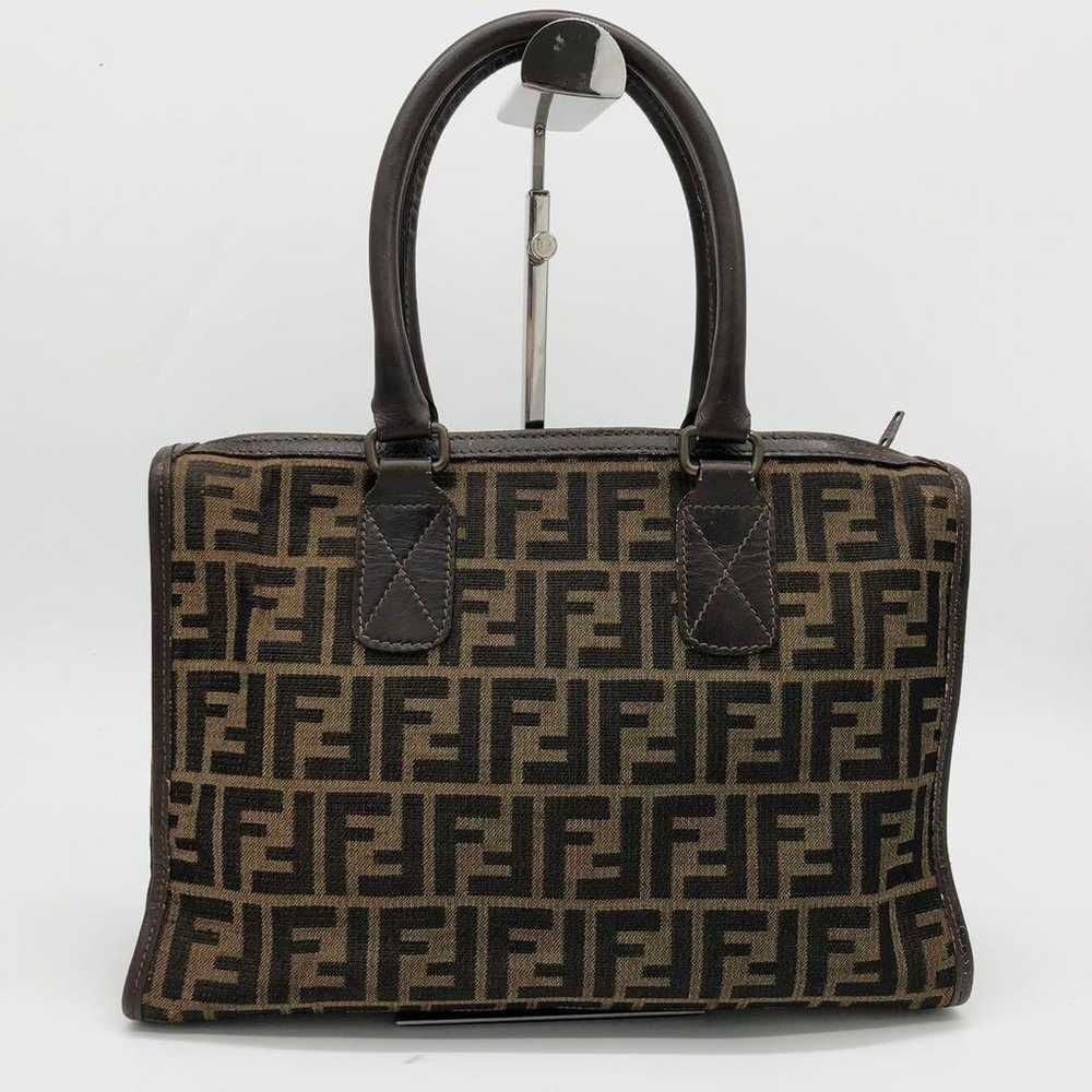 【Popular✨】FENDI tote bag Zucca pattern Brown hand… - image 3