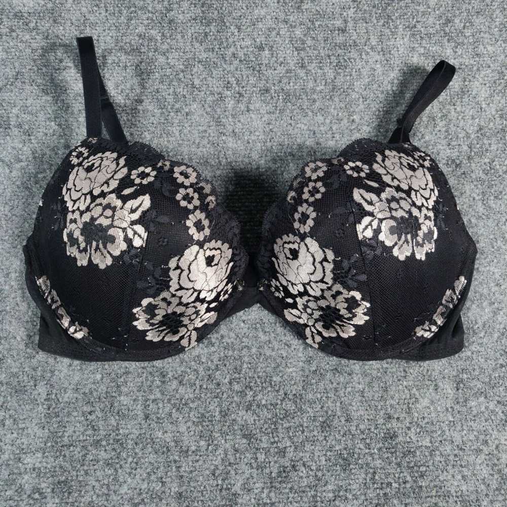 Vintage Black Floral Lace Full Coverage Sexy Wome… - image 1