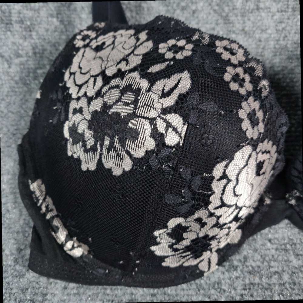 Vintage Black Floral Lace Full Coverage Sexy Wome… - image 3