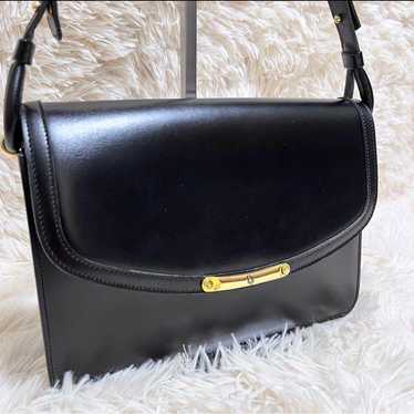 Christian Dior Leather Shoulder Bag Black - image 1