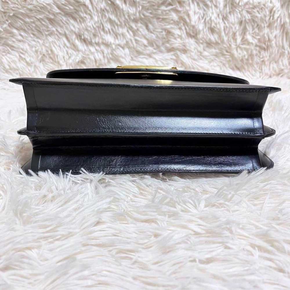 Christian Dior Leather Shoulder Bag Black - image 4