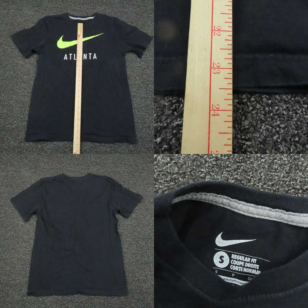 Nike Nike Shirt Adult Small Black Regular Fit Atl… - image 4