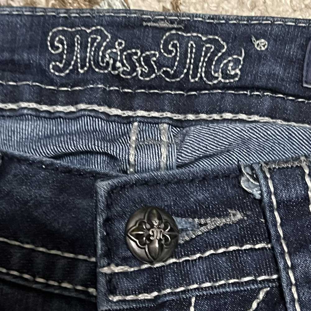 Miss Me Miss Me Wings Rhinestone Bootcut Low Rise… - image 7