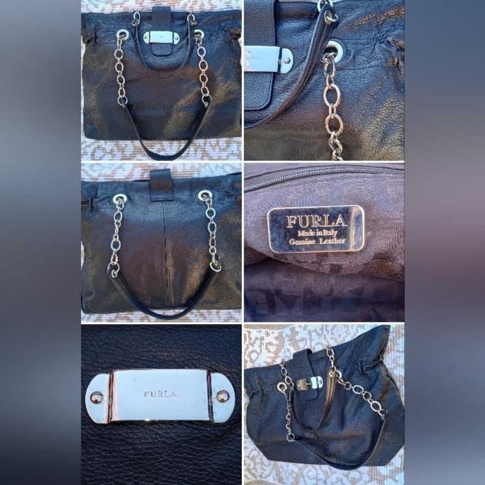 Furla Vintage Italian Leather Shoulder Bag/Medium… - image 7