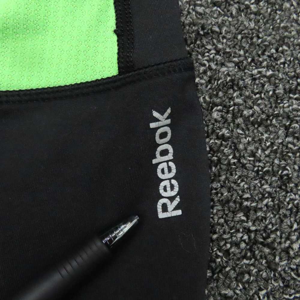 Reebok Reebok Leggings Womens Small Black & Green… - image 2