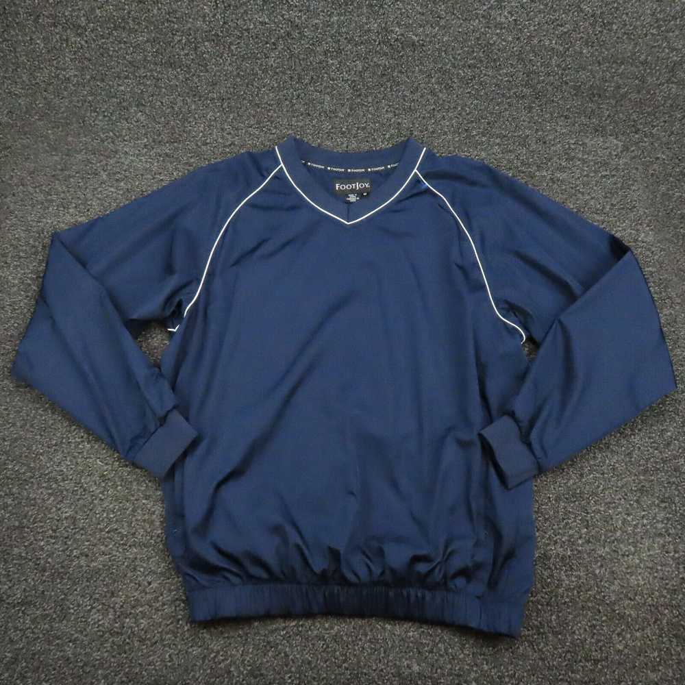 Footjoy FootJoy Shirt Adult Medium Navy Blue Long… - image 1