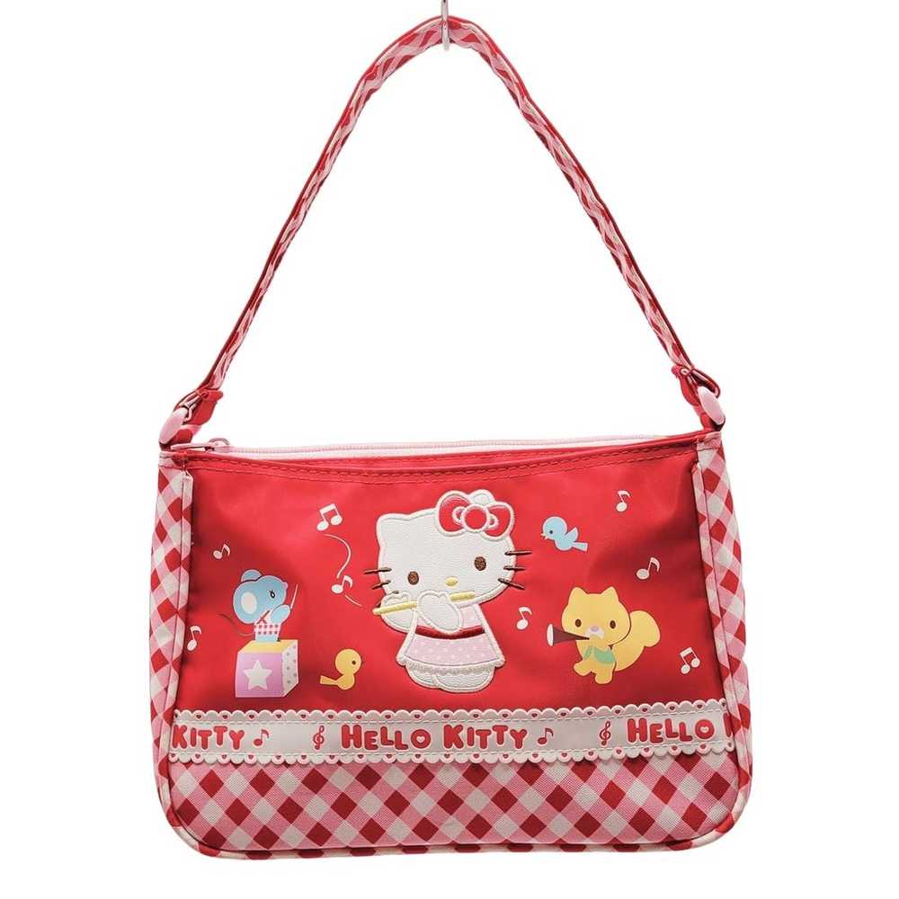 2009 Hello Kitty Purse Red Mini Shoulder Sanrio B… - image 1