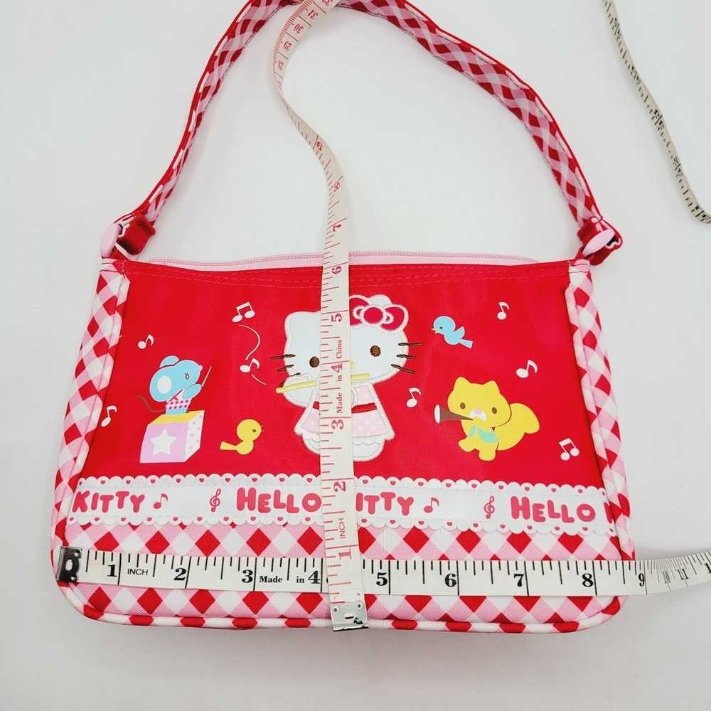 2009 Hello Kitty Purse Red Mini Shoulder Sanrio B… - image 8