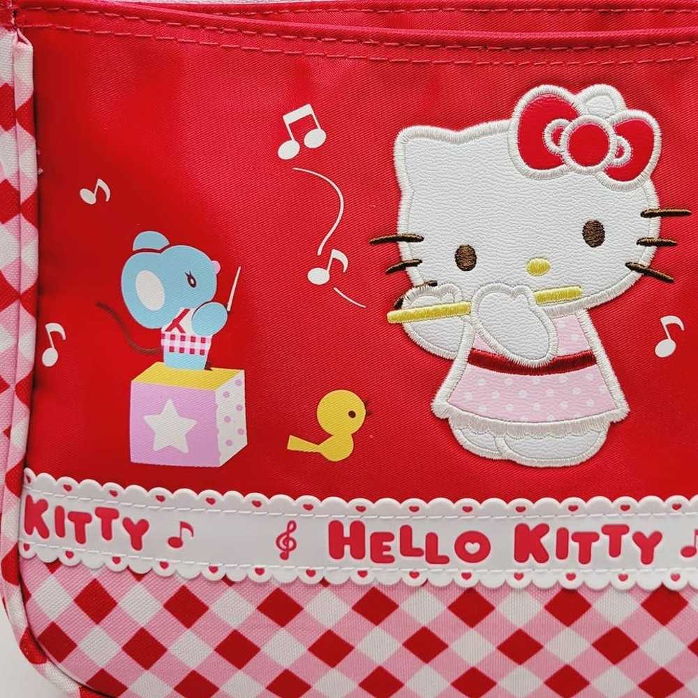 2009 Hello Kitty Purse Red Mini Shoulder Sanrio B… - image 9