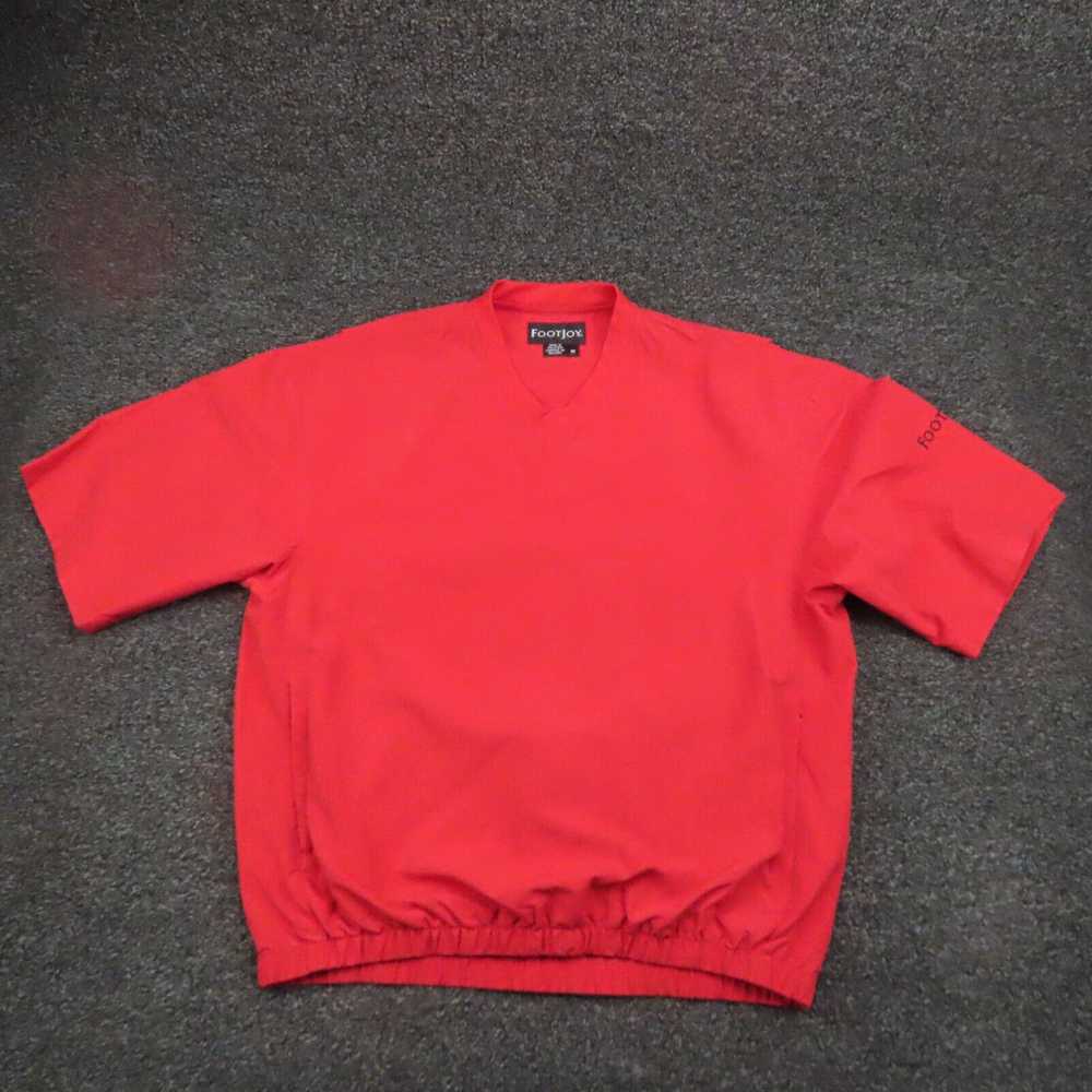 Footjoy FootJoy Shirt Adult Medium Red Short Slee… - image 1