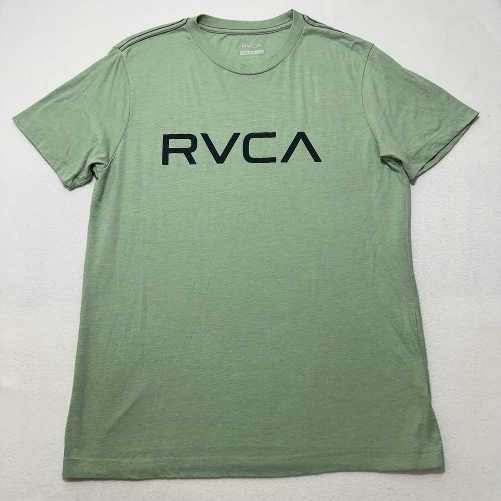 Rvca RVCA Small Slim Green T Shirt Vintage Dye Ba… - image 1