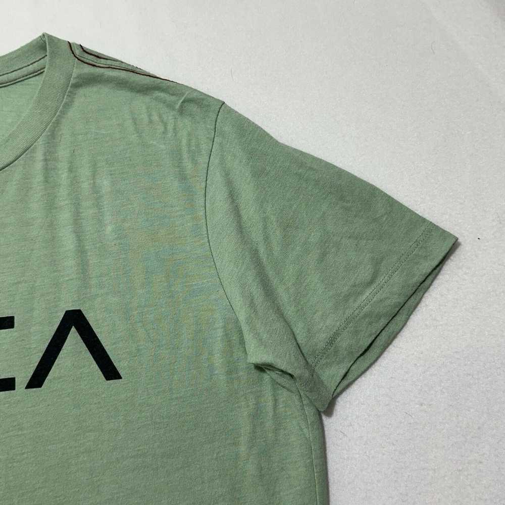 Rvca RVCA Small Slim Green T Shirt Vintage Dye Ba… - image 5