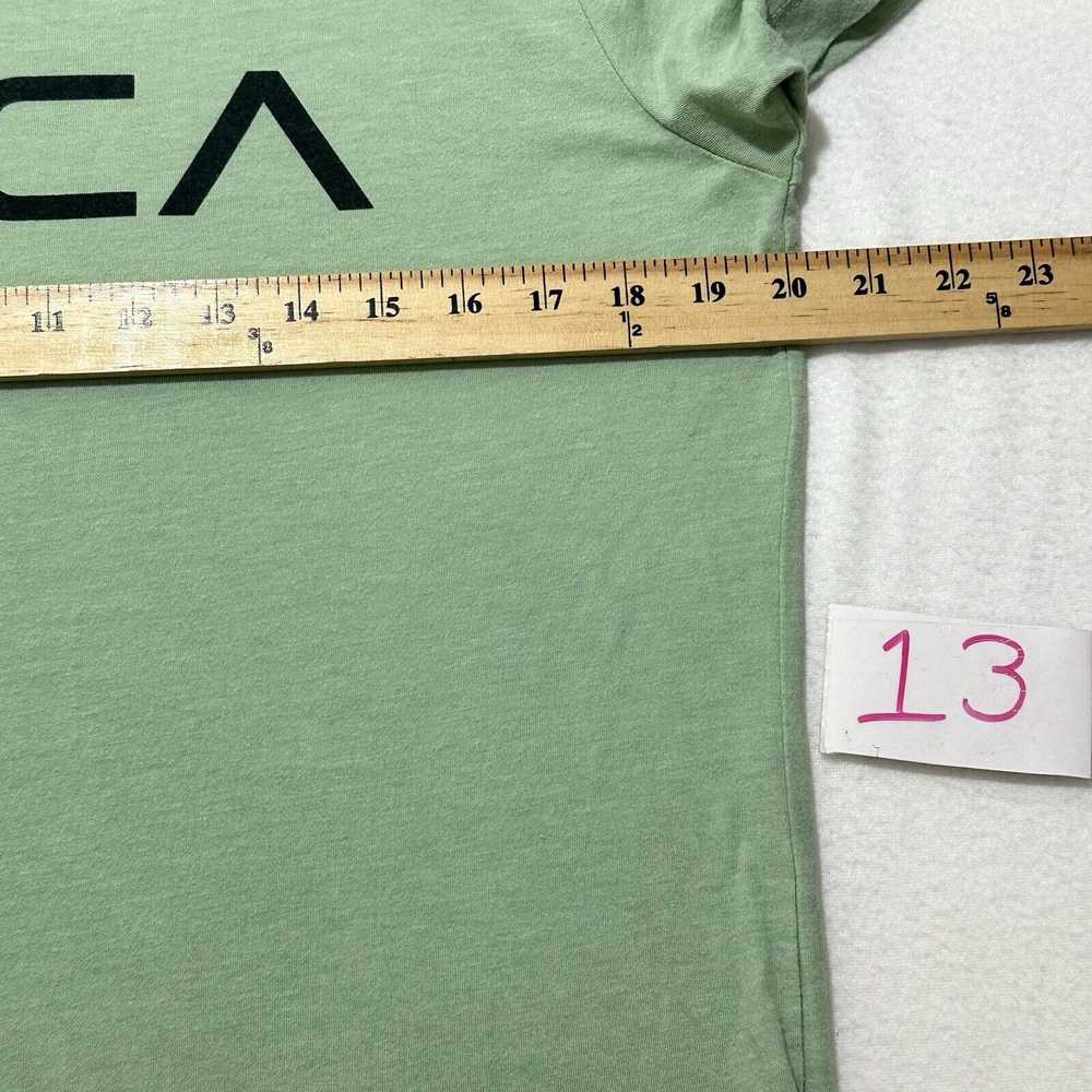 Rvca RVCA Small Slim Green T Shirt Vintage Dye Ba… - image 8