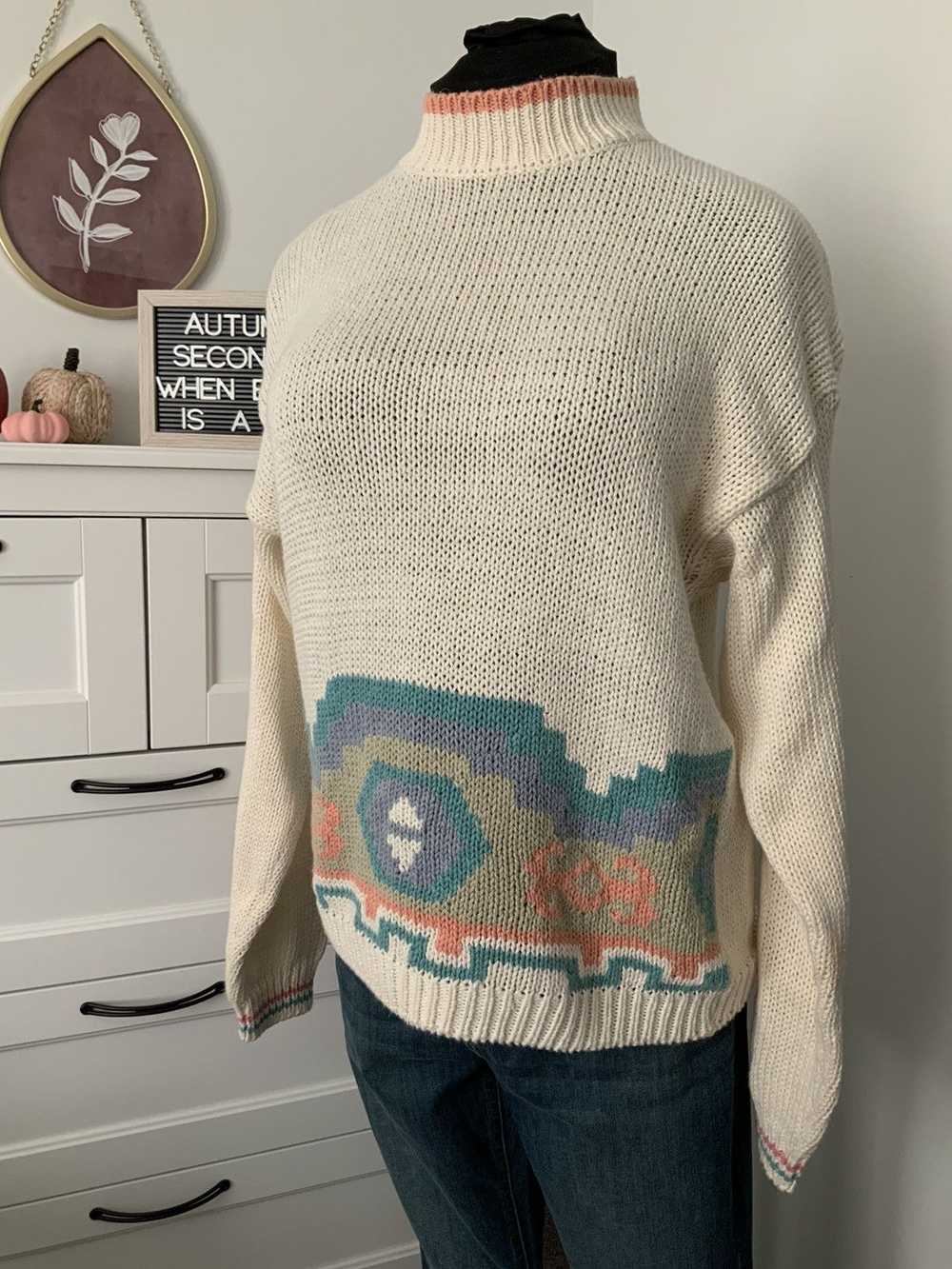 Other Vintage Printed Knitted Sweater - image 5