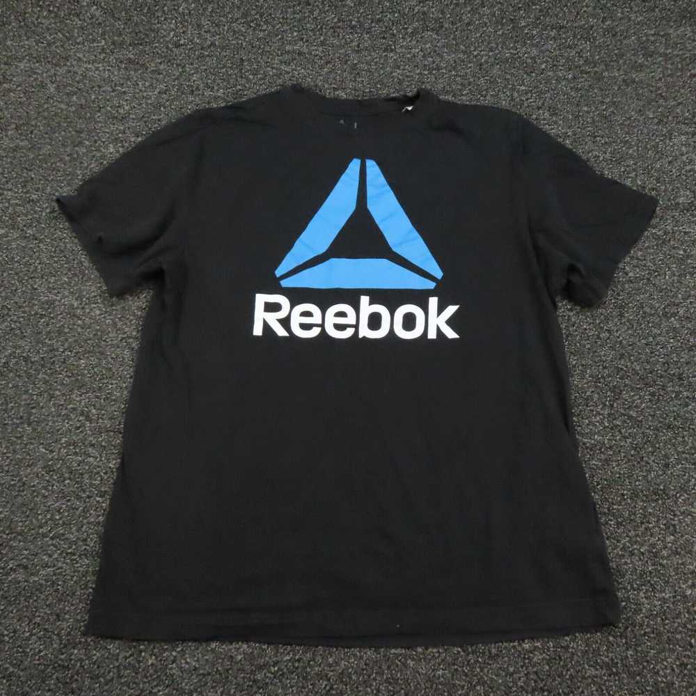 Reebok Reebok Shirt Adult Large Black & Blue Shor… - image 1