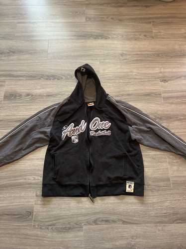 Vintage Crazy Y2K And1 zip up Jacket baggy hoodie