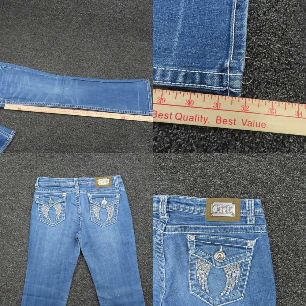 Vintage Cielo Jeans Womens 28 Blue Boot Cut Regul… - image 4