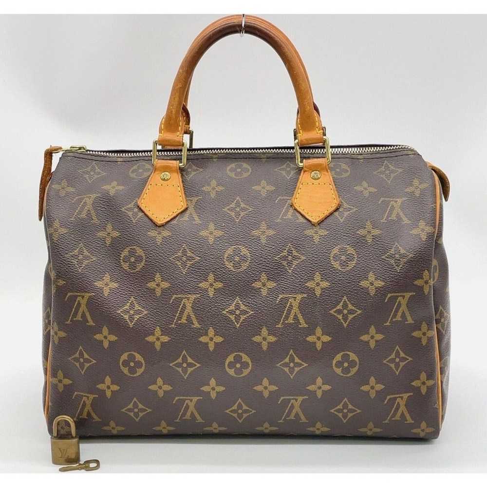 Auth Louis Vuitton Monogram Speedy 30 Handbag - image 1