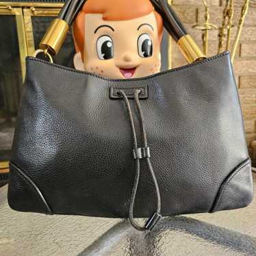 【美品】グッチ　手袋　カシミヤ　レザー　インターロッキング　ロゴ金具　ブラウン グッチ インターロッキング〕チェーン ブレスレット