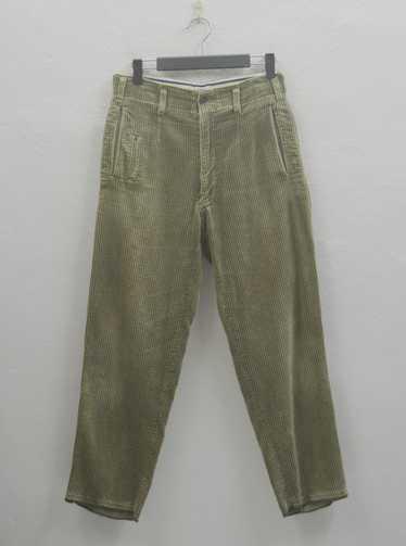 Nigel Cabourn Military Green Corduroy Pants