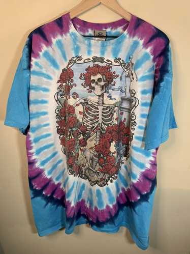 Vintage 1995 Grateful Dead Bertha Wheel Liquid offers Blue T-Shirt Skeleton Tie-Dye 2XL