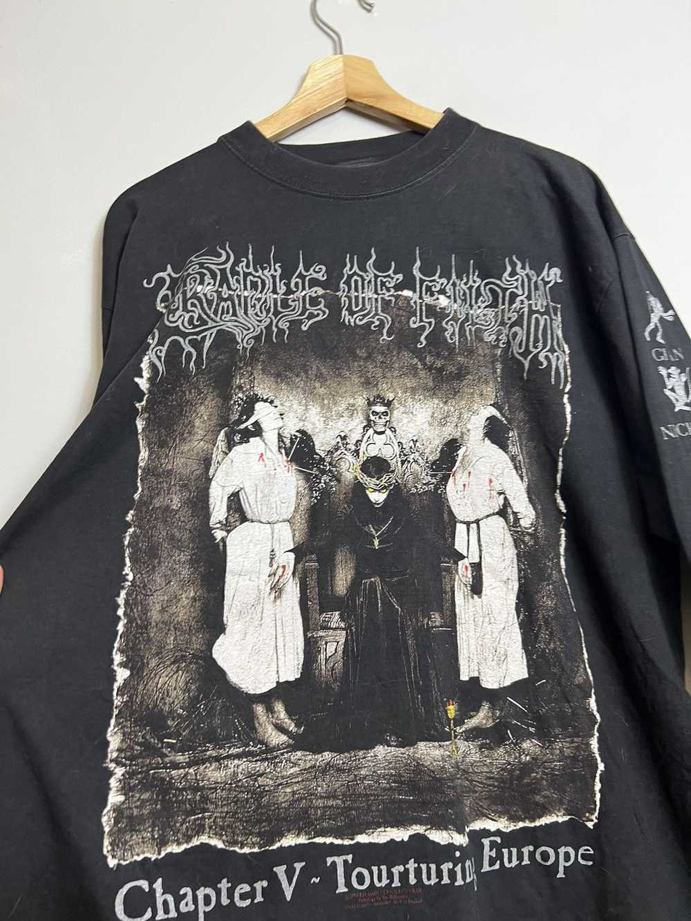 Band Tees × Grail × Vintage Vintage 1998 Cradle o… - image 3