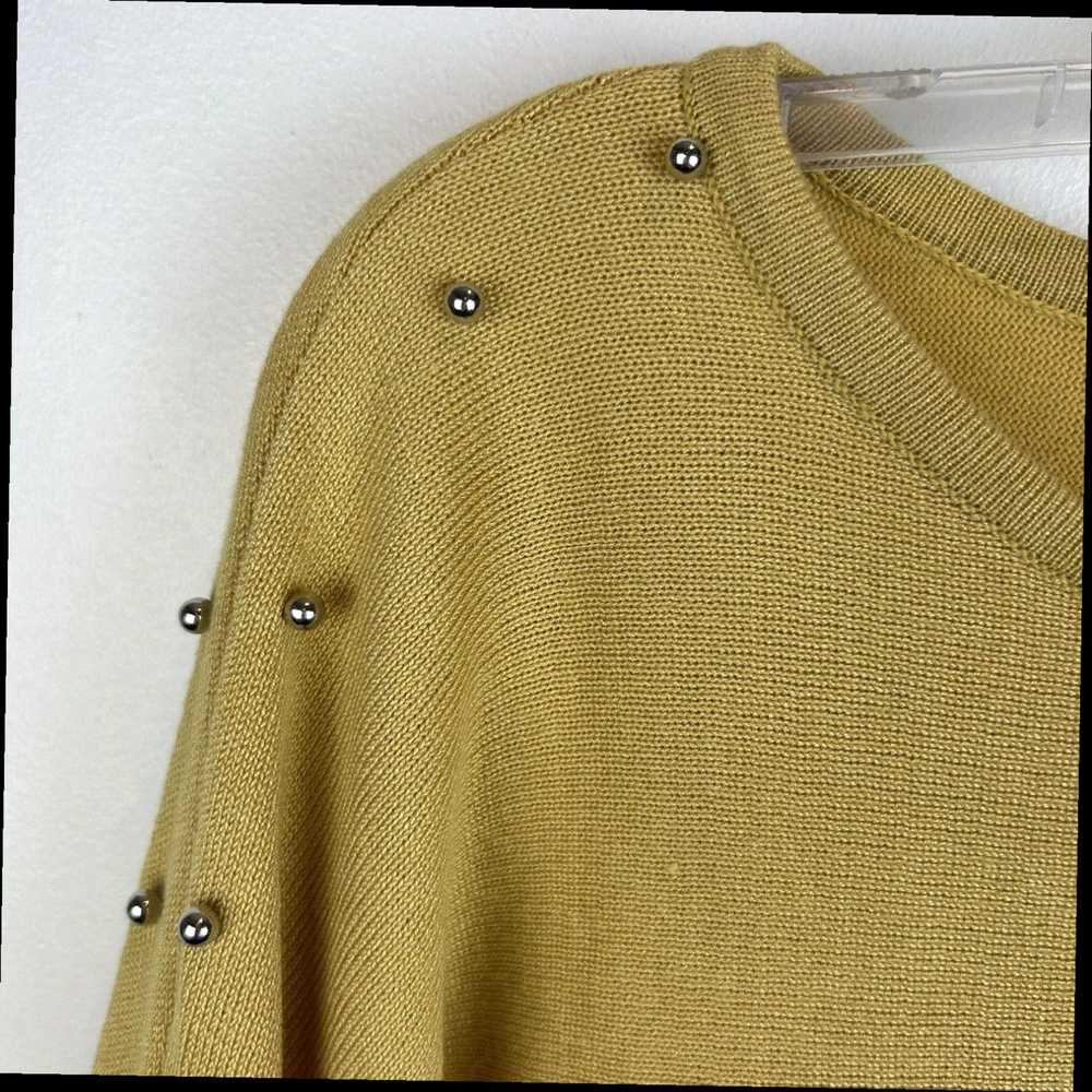 Vintage Yellow Rayon Crew Neck Sweater for Women … - image 6