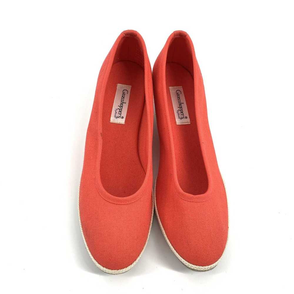 Vintage Keds Grasshoppers Slip On Wedge Ballet Sh… - image 2