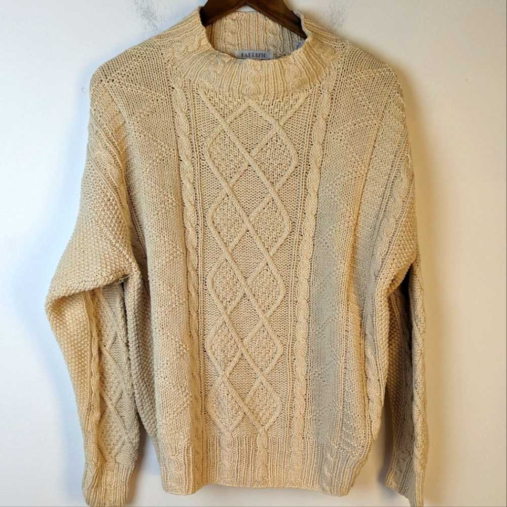 Fabrizio Del Carlo Vintage Fabrizio Cable Knit Sw… - image 1