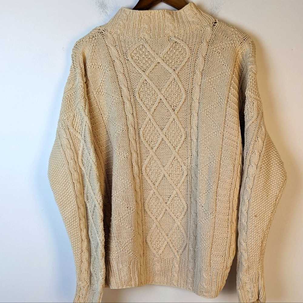 Fabrizio Del Carlo Vintage Fabrizio Cable Knit Sw… - image 3