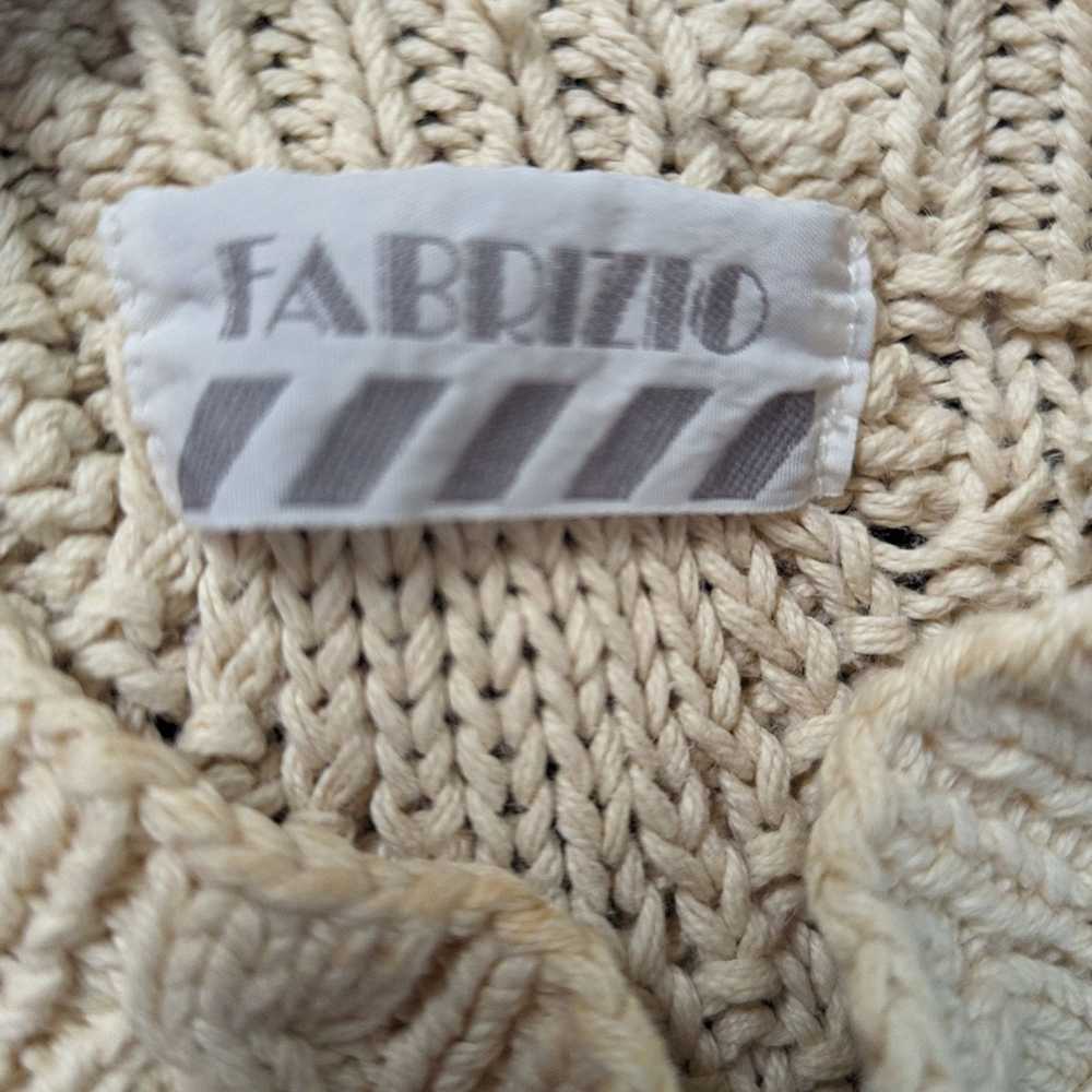 Fabrizio Del Carlo Vintage Fabrizio Cable Knit Sw… - image 5