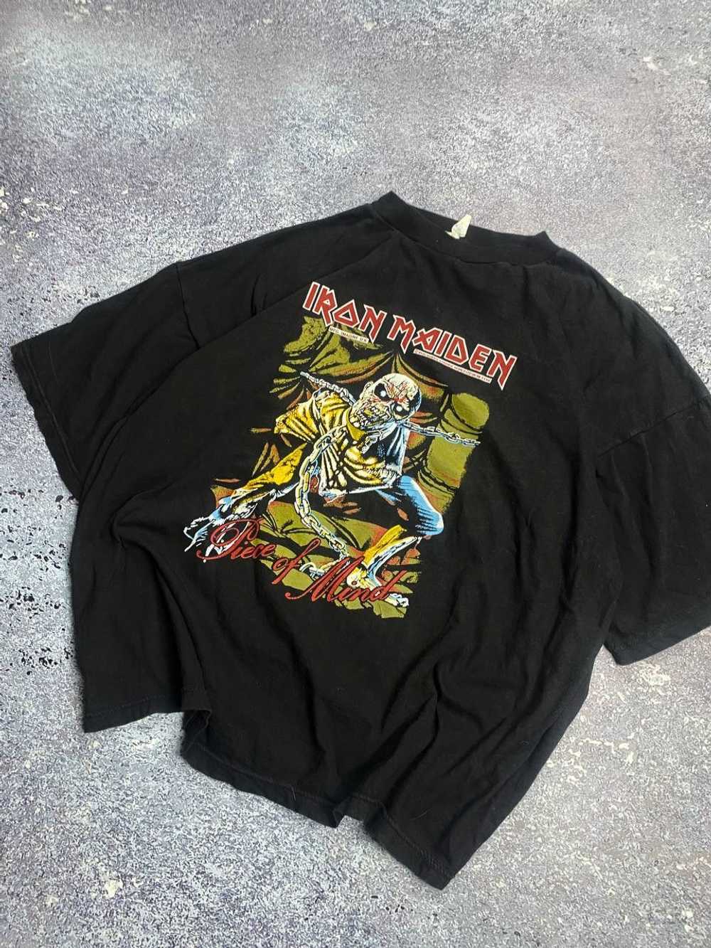 Band Tees × Iron Maiden × Vintage Rare Punk Vinta… - image 2