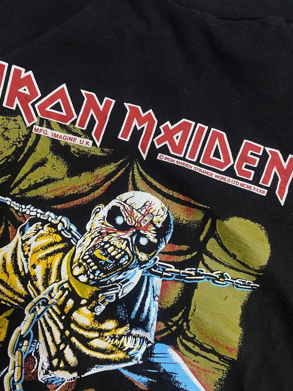 Band Tees × Iron Maiden × Vintage Rare Punk Vinta… - image 3