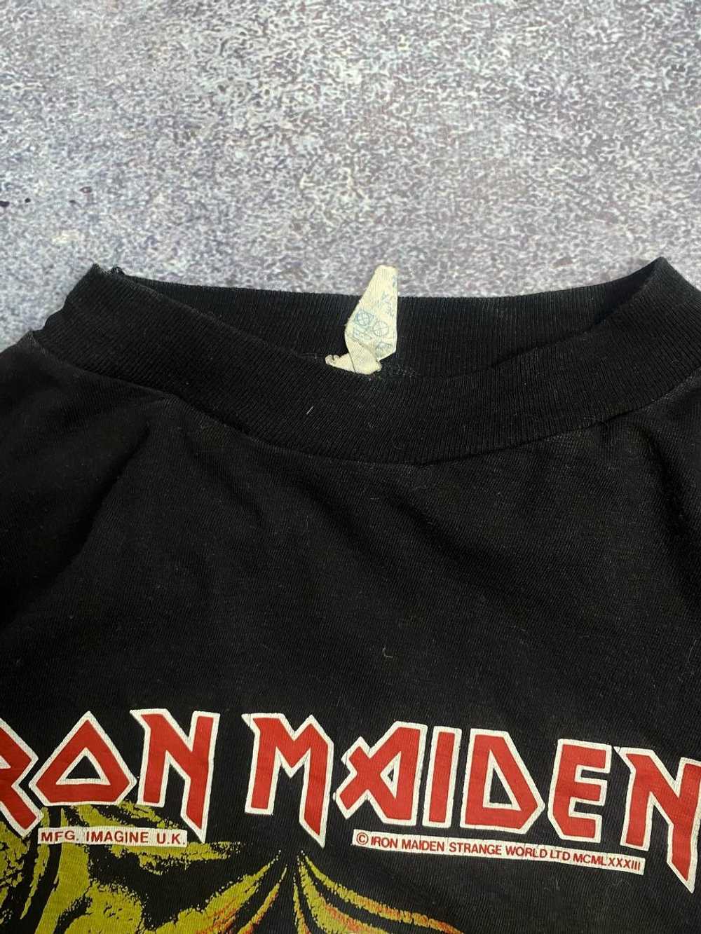 Band Tees × Iron Maiden × Vintage Rare Punk Vinta… - image 6