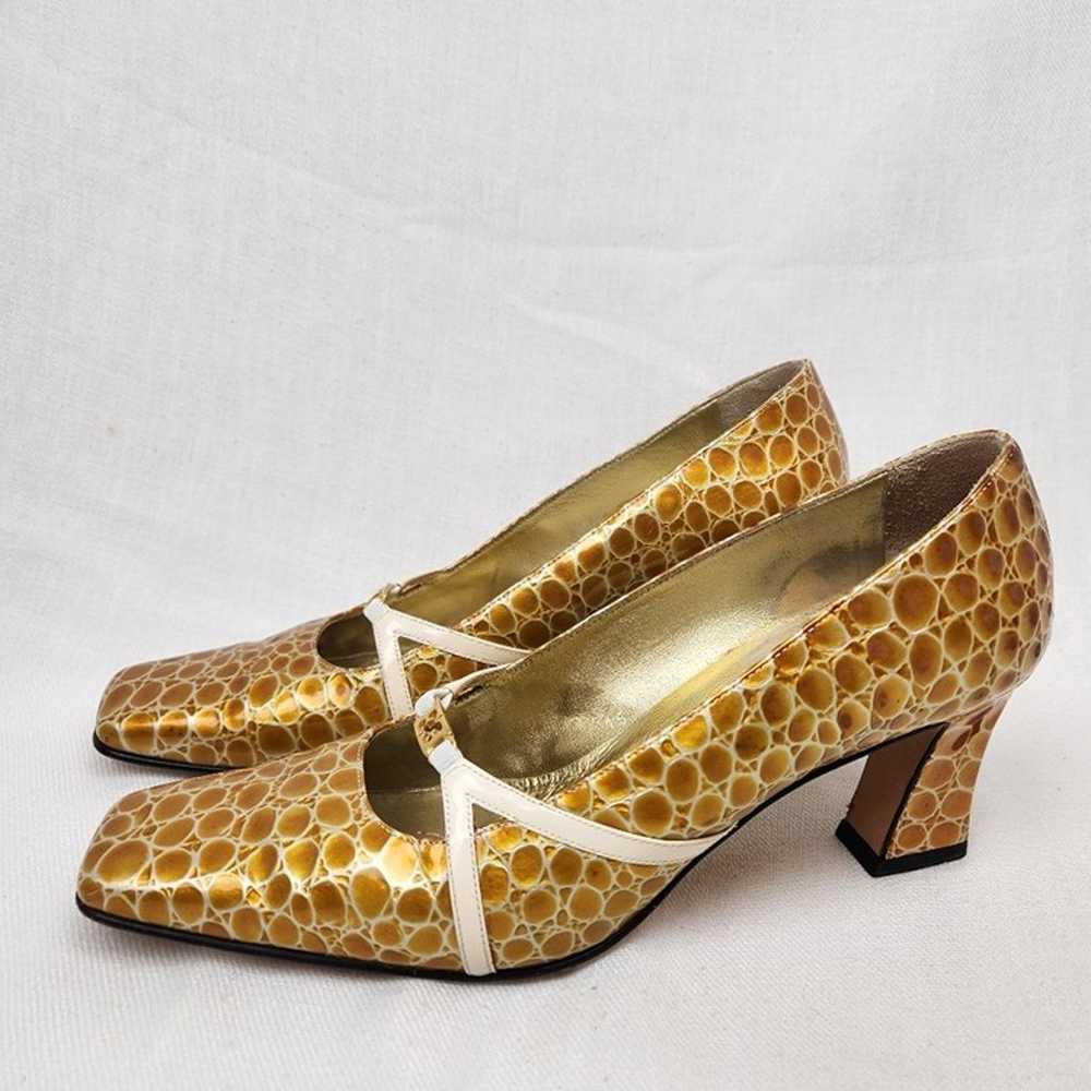 Escada Vintage Animal Print Heels. Size 9.5 - image 2