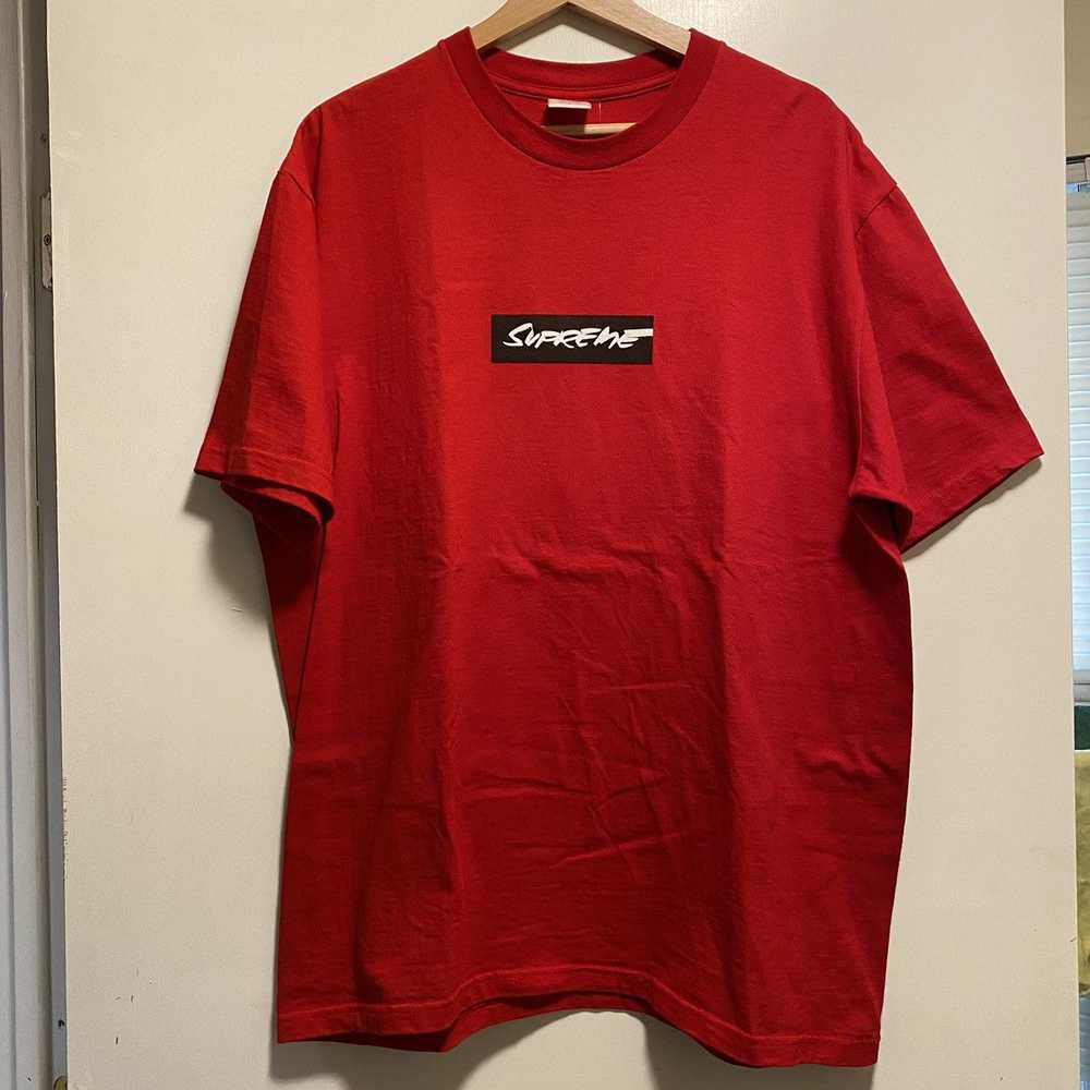 Futura × Supreme Supreme Futura Box Logo Tee Red - image 1