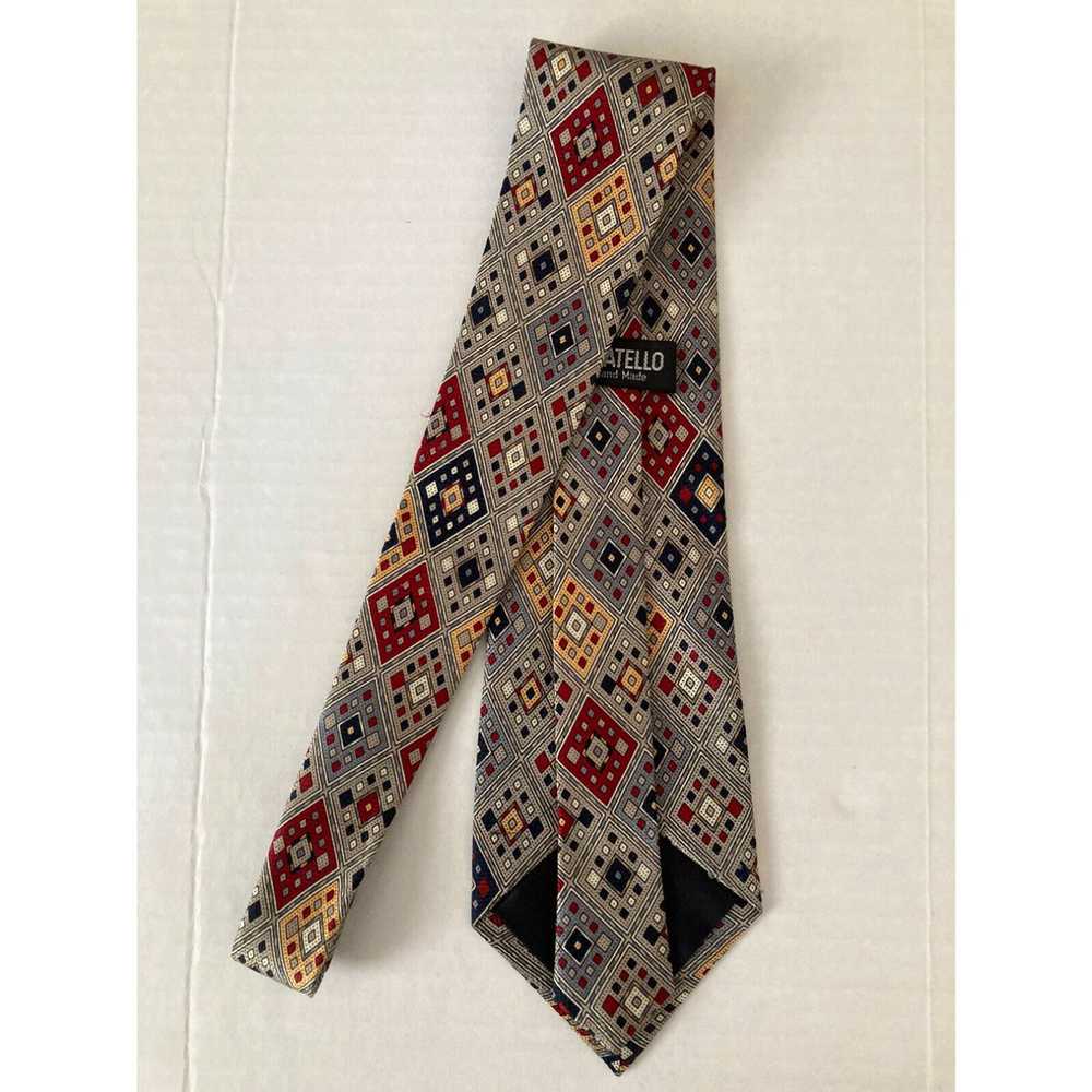 Vintage Fratello Men's Necktie Tie Silk Hand Made… - image 3