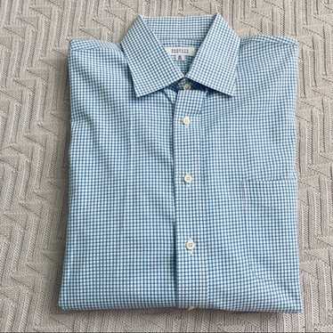 Barneys New York Barney’s blue gingham button down