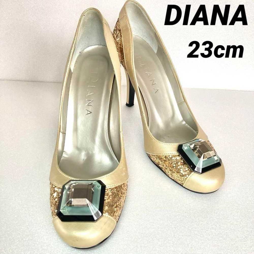 DIANA Diana pumps Stone Glitter 23cm Made in Japan - image 1