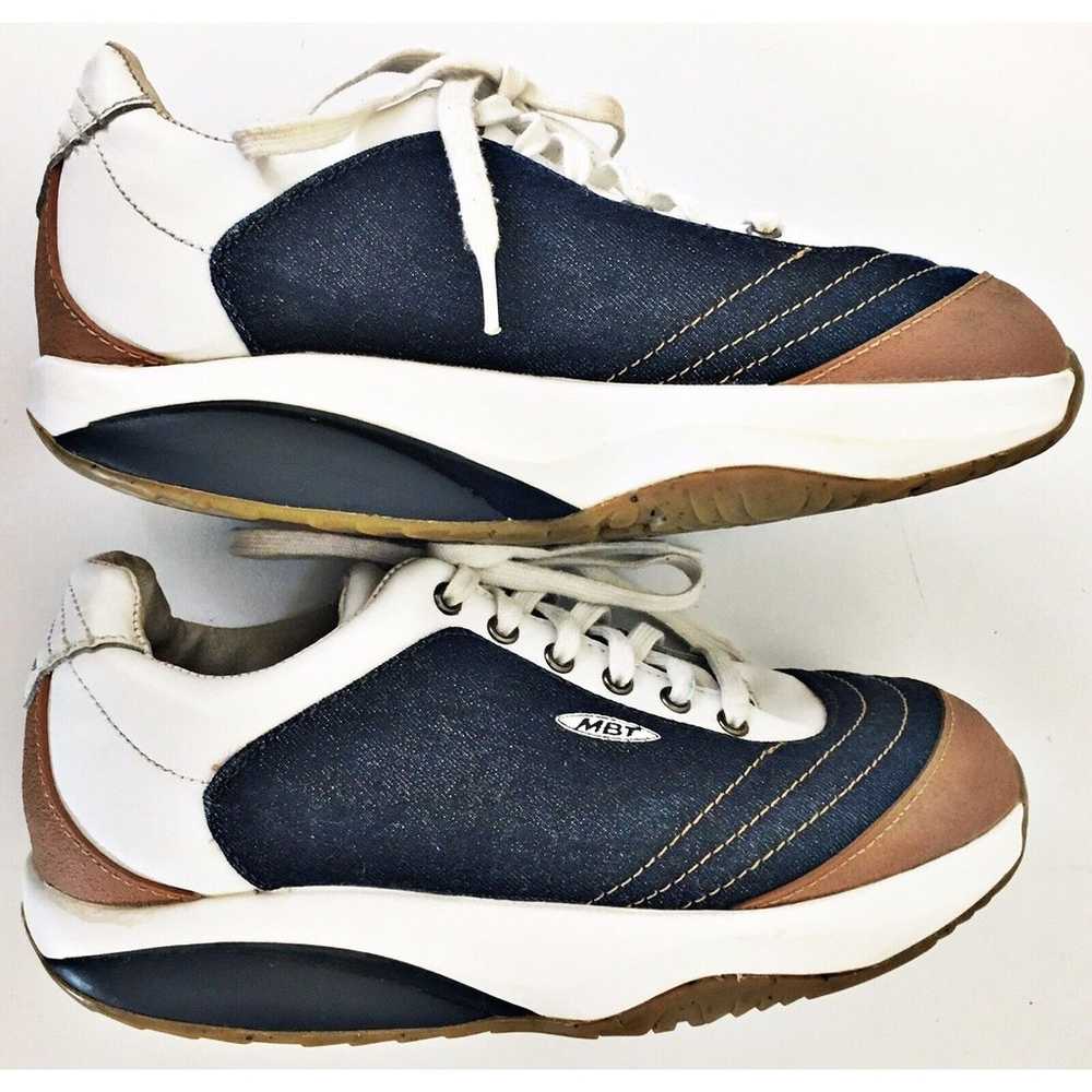 Vintage 90s MBT shoes women size 9 platform shoes… - image 1