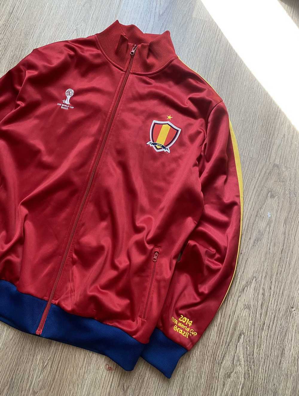 Adidas × Soccer Jersey × Vintage Spain Womens Red… - image 2