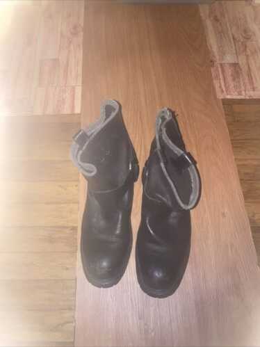skechers biker boots mens