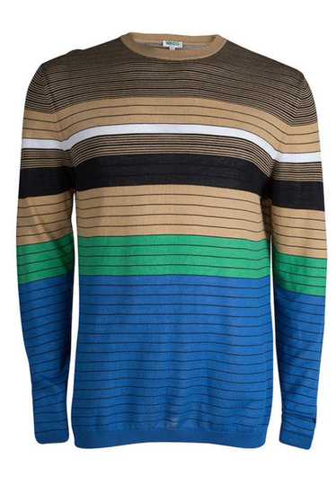 Kenzo Kenzo Multicolor Striped Crewneck Knit Sweat