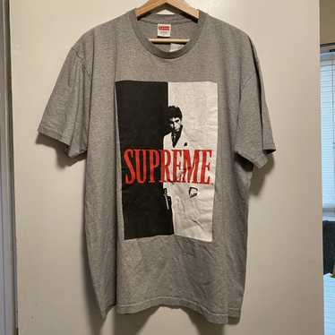 Supreme Supreme Scarface Split Tee Heather Grey - image 1