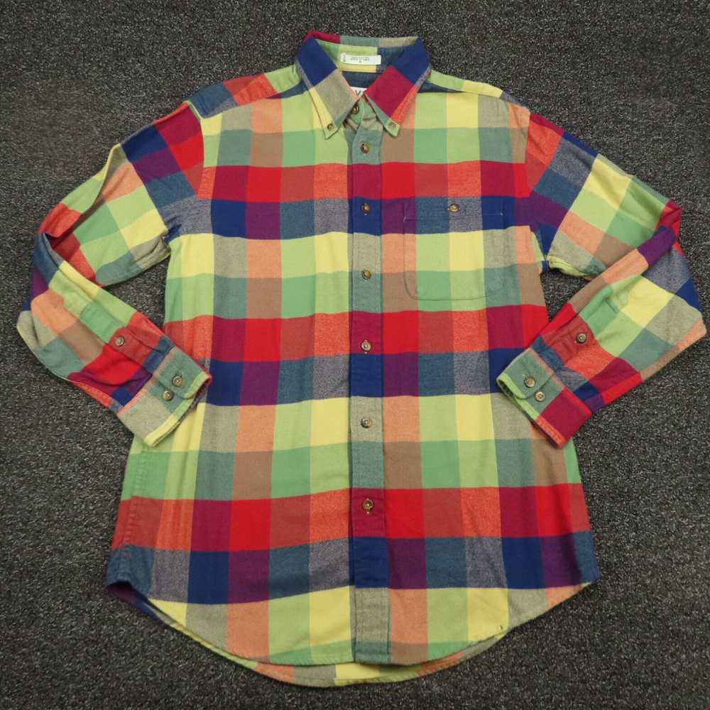 Orvis Orvis Shirt Adult Medium Blue Red & Green P… - image 1