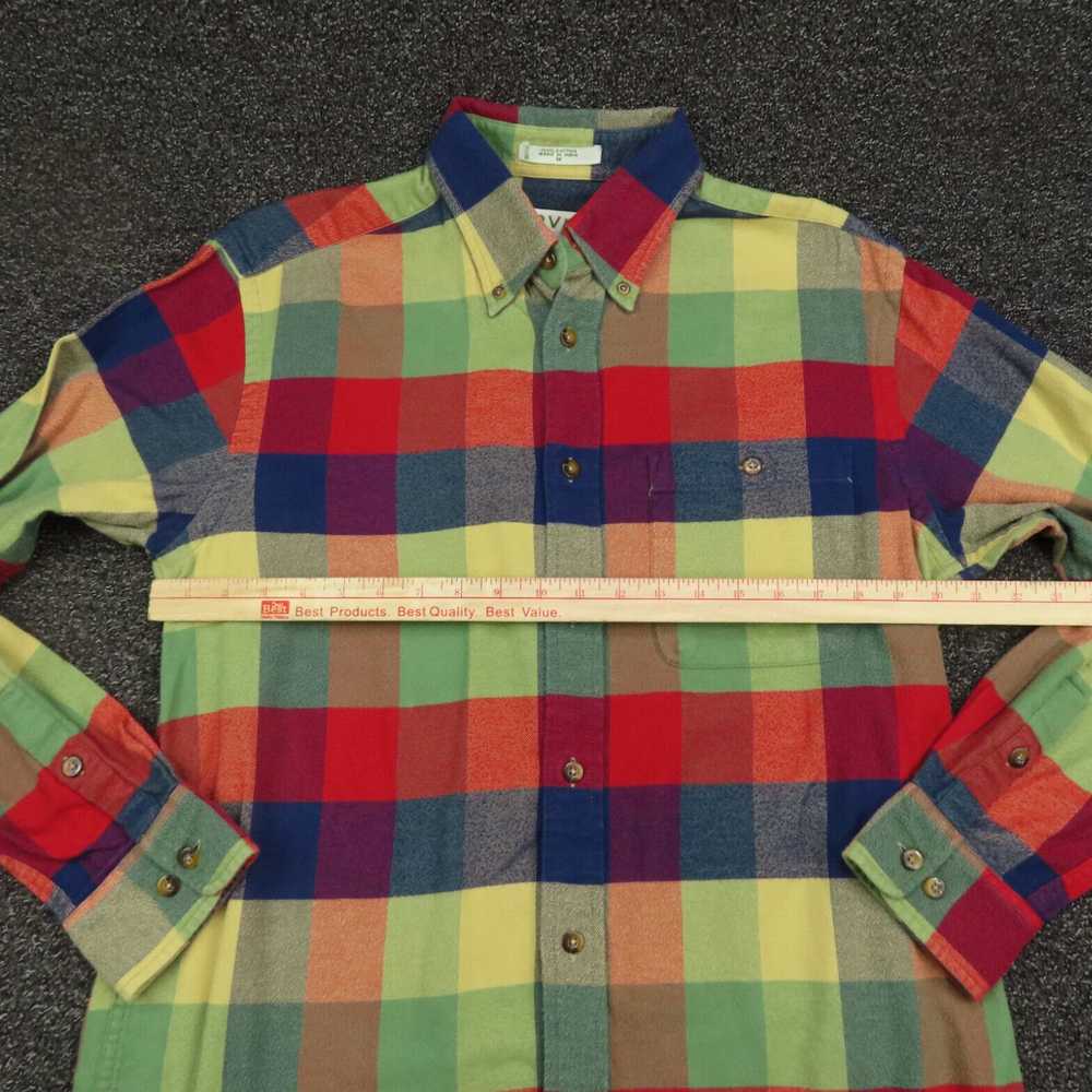 Orvis Orvis Shirt Adult Medium Blue Red & Green P… - image 2